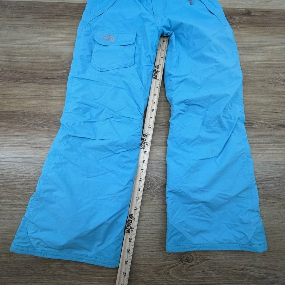 North Face Hyvent Snow Pants Girls XL‎ Blue Insulated Ski Loose Outdoor Sport - Picture 5 of 8